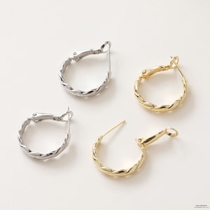 6pcs Gold Plated Wine Glass Charm Hoops Circle Ear Hoop Wine Charm Rings Earring Hoops Wine Glass Charm Rings Beading Hoops,Jewelry Making