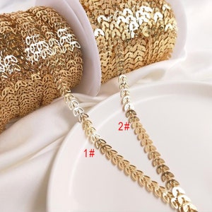 1Meter(3.2feet) Delicate Leaf Link Cable Chain, Chevron Leaf Chain 6.5mm Necklaces Chain Bracelet Chain 14K Gold Plated Chain