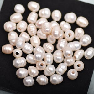 100pcs AA Roundel button pearl,2mm Large Hole White Button Freshwater Pearls,white pearl beads, leather pearl, pearl wholesale