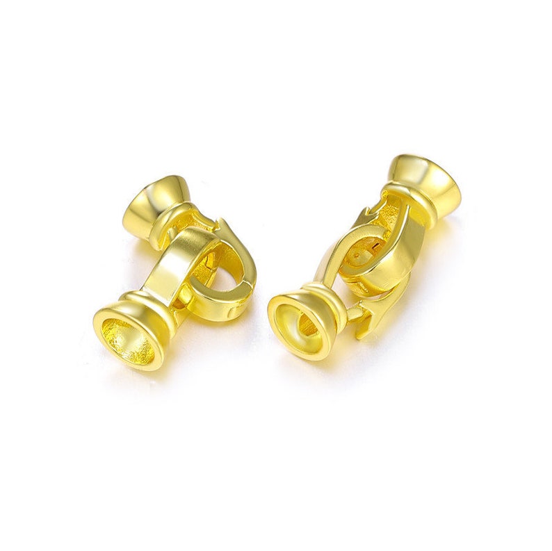 Handmade Jewelry 2 Hook Fastener Connector Clasps Accessories Etsy