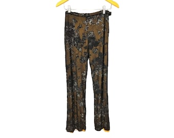 Alma Couture Stunning Flowing Trousers, Vintage Couture Designer Trousers