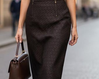 FENDI © FY0636T3J 正規品レディースペンシルスカート。サイズS 