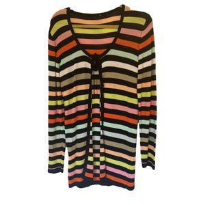 Sonia Rykiel Long Cardigan, Striped Vintage Tunic