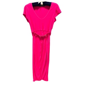 Christiano Burani Dress, Fuchsia Dress, Italian Designer