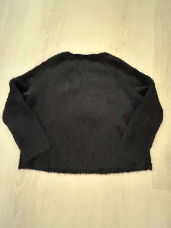 Ribbed Mohair Sweater - Black | Filippa K