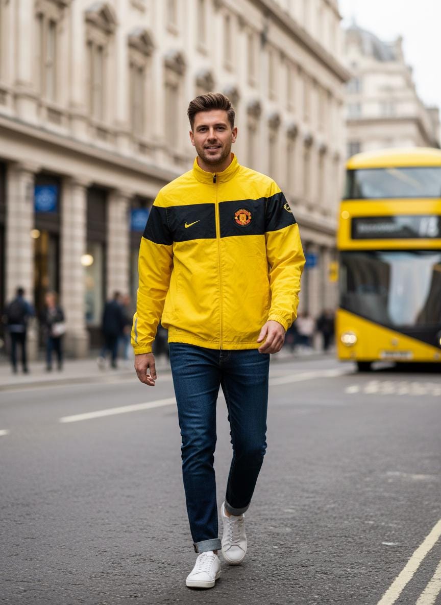 Manchester United Jacket Nike - Etsy