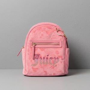 juicy couture bel air bijoux luxe velour mini backpack Bags, Wallets and Luggage inspired design Juicy Couture Backpack - Etsy