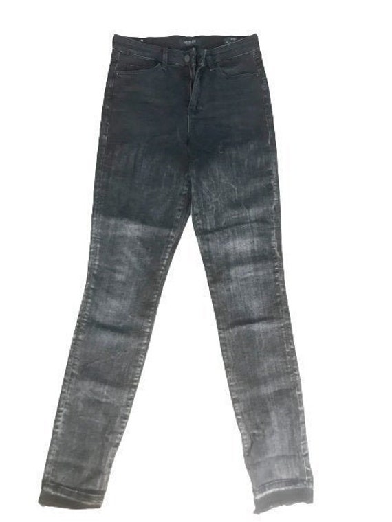 Guess Black Jeans With Distressed Look, Vintage De