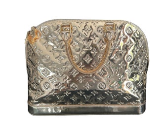 Louis Vuitton Alma Limited Edition Gold Spiegeltasche, Vintage