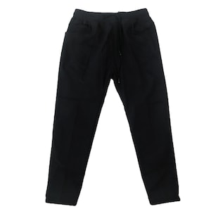Marineblaue Herrenhose mit Schnüren, Vintage Herrenhose