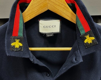 T-shirt polo unisexe Gucci, hauts de créateurs vintage