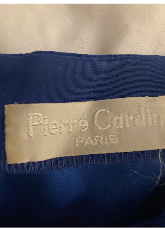 Buy RARE FIND! Pierre Cardin Vintage Dress, Silk Royal Blue Dress