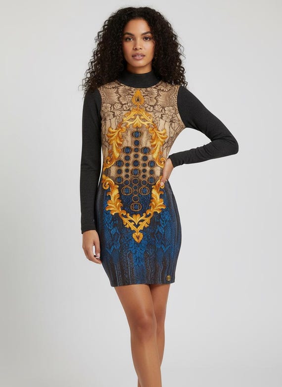 cavalli mini dress Roberto Cavalli S/S 2007 runway mini dress embellished with sequin now available at Raffe photos by @stefaniemphoto (sold)