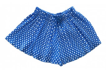 Girls Skirt With Polka Dots, Vintage Girls Skirt