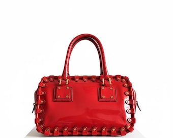 Valentino Patent Bag, Vintage Bowling Bag