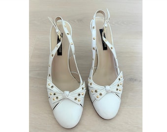 Zapatos de tacón alto Sergio Rossi Court, zapatos vintage de tacón - Main Image