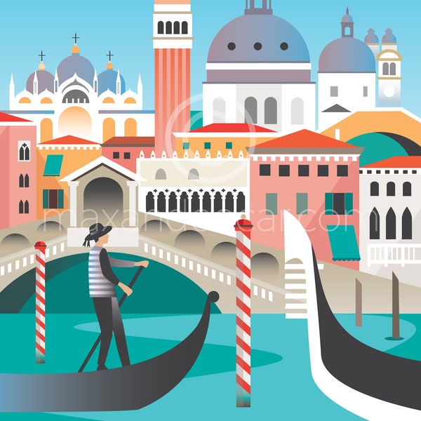 Venice Postcard