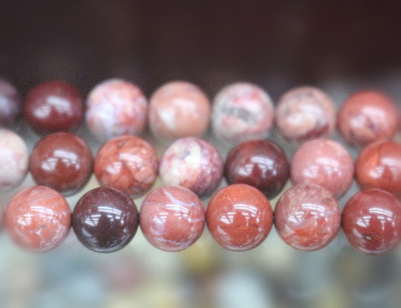 6mm 8mm 10mm 12mm Red Procelain Beads supply,Loose Beads Wholesale Natural Red Procelain smooth round Beads