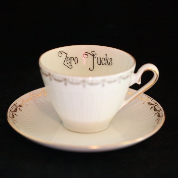 Funny Tea Cup Etsy