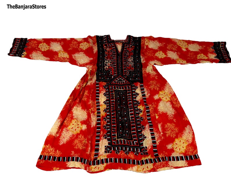 Balochi Traditional Dress Luxury Traditional banjara Dress Afghanistan Amazigh Vintage Handmade Balochi Embroidery Dress BOHO AFGHANI DRESS