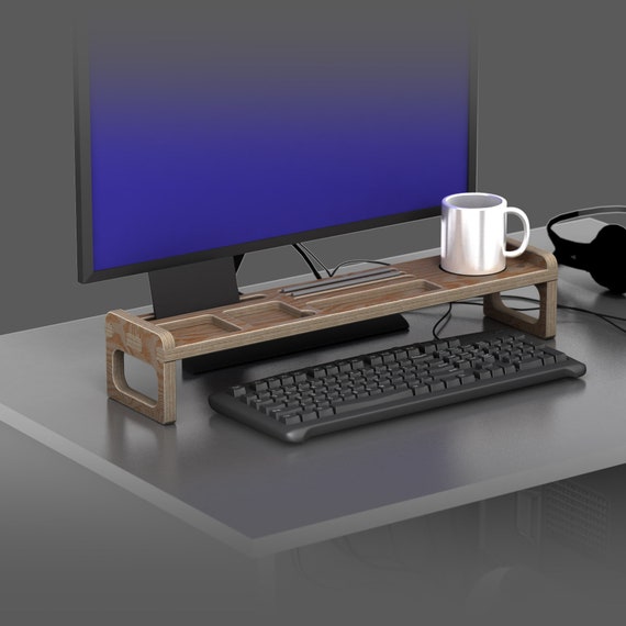 DYI Plywood Desk Organizer Ipad & Iphone Stand Desk Etsy