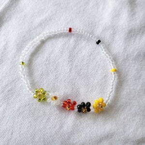 Flower Beaded Salvation Bracelet l Gospel Bracelet