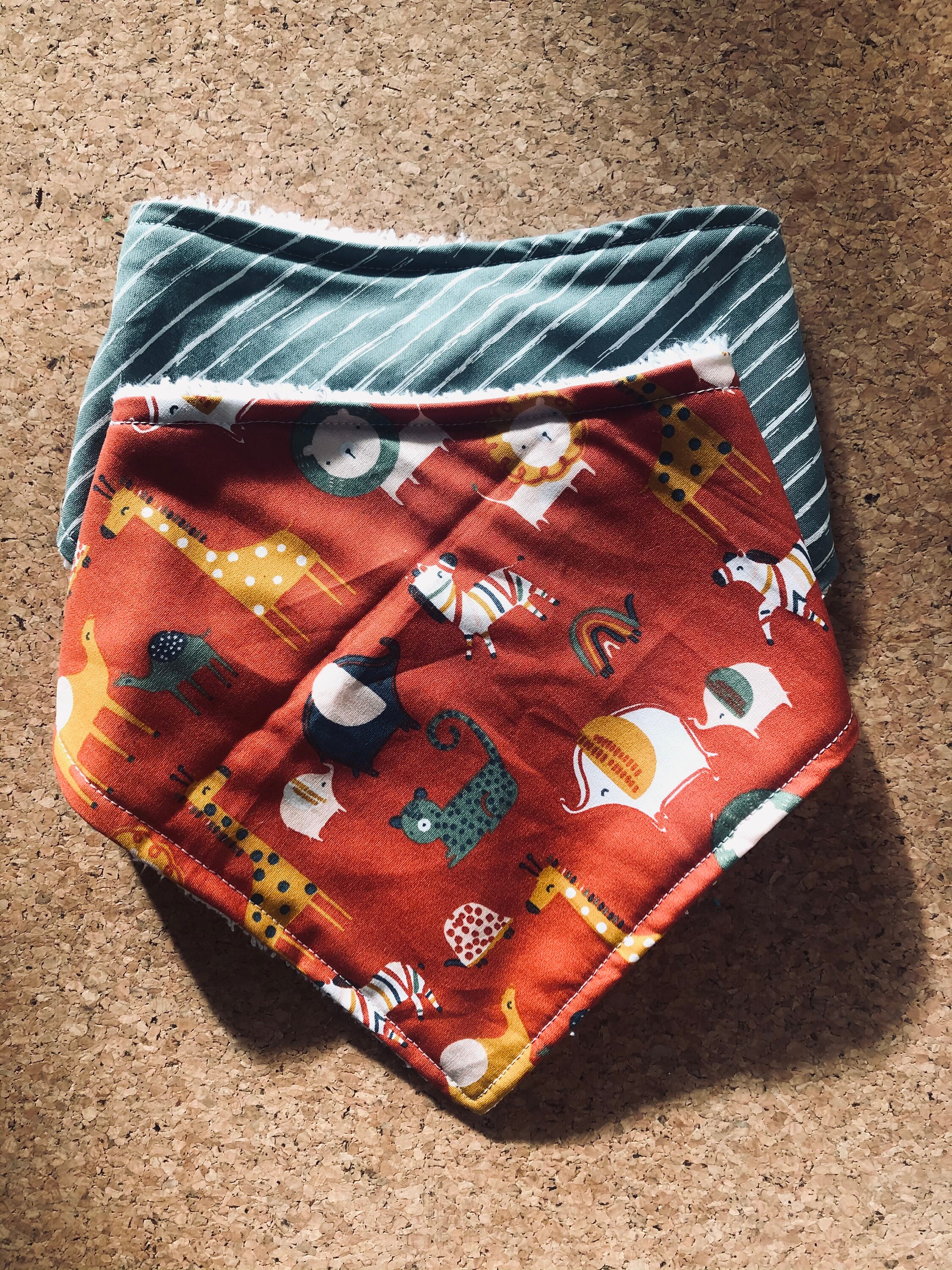 Lot of 2 Bibs Bandanas Etsy