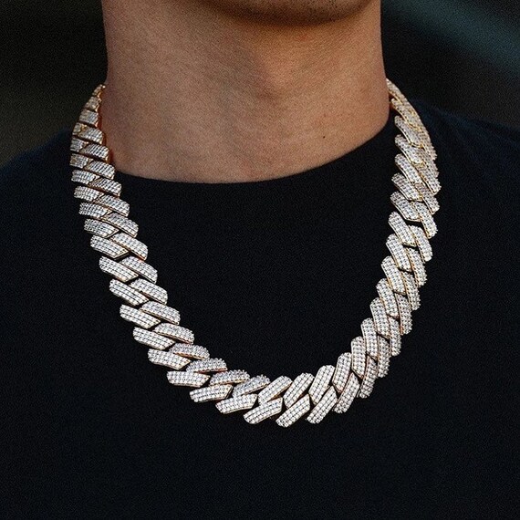 Silver Cuban Link Chain- 18mm | GOLDZENN Jewelry 20