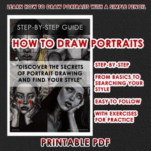Portrait Drawing Tutorial Book: Beginner-Friendly Art Guide