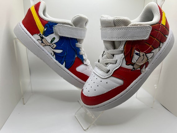 Knuckles Hand Painted Shoes Nikes 