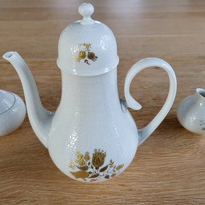 Zestaw do kawy Rosenthal Romance Gold zaprojektowany przez Björna Wiinblada (sygnowany).