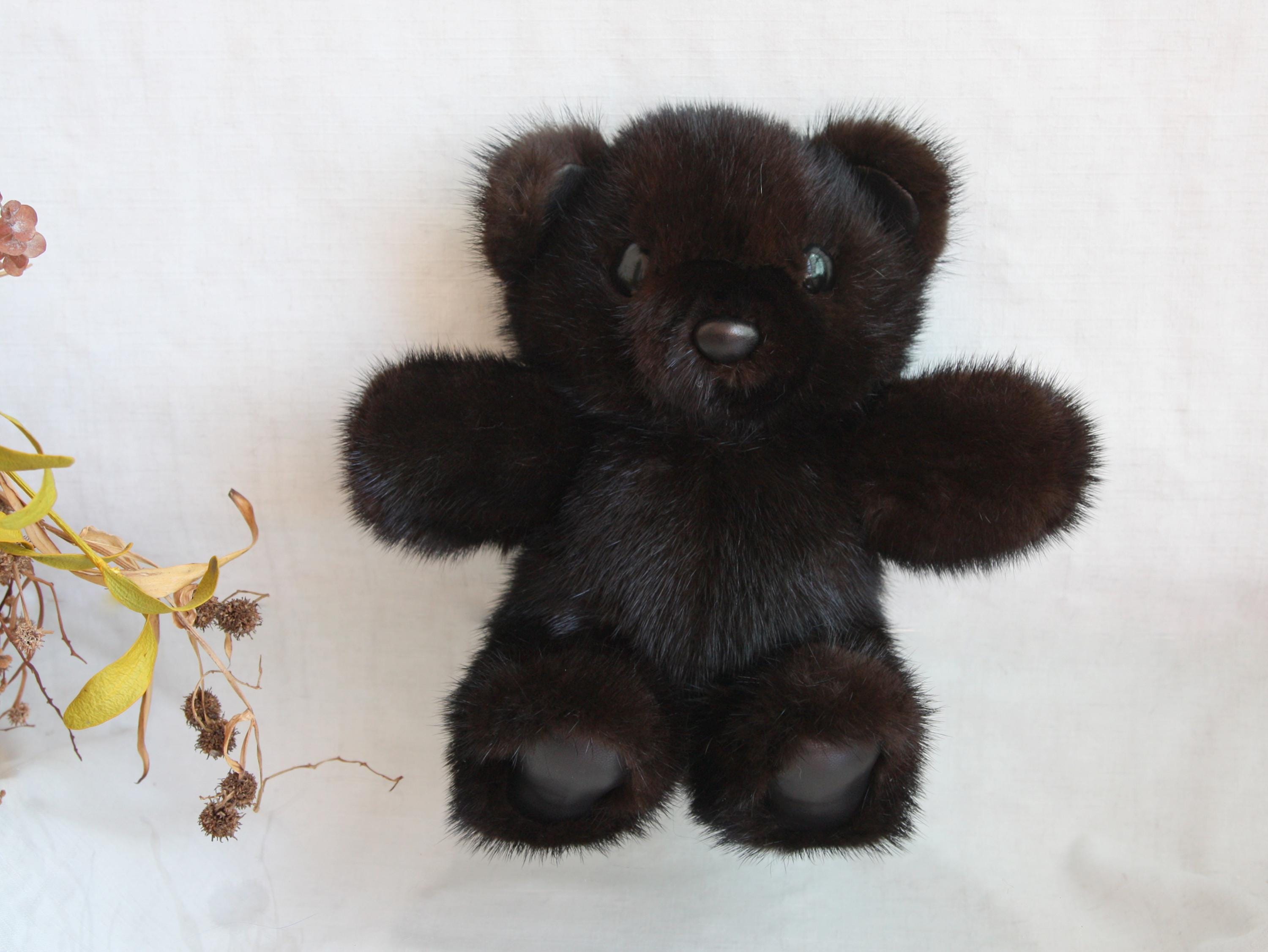 Real mink fur teddy bears - Etsy 日本