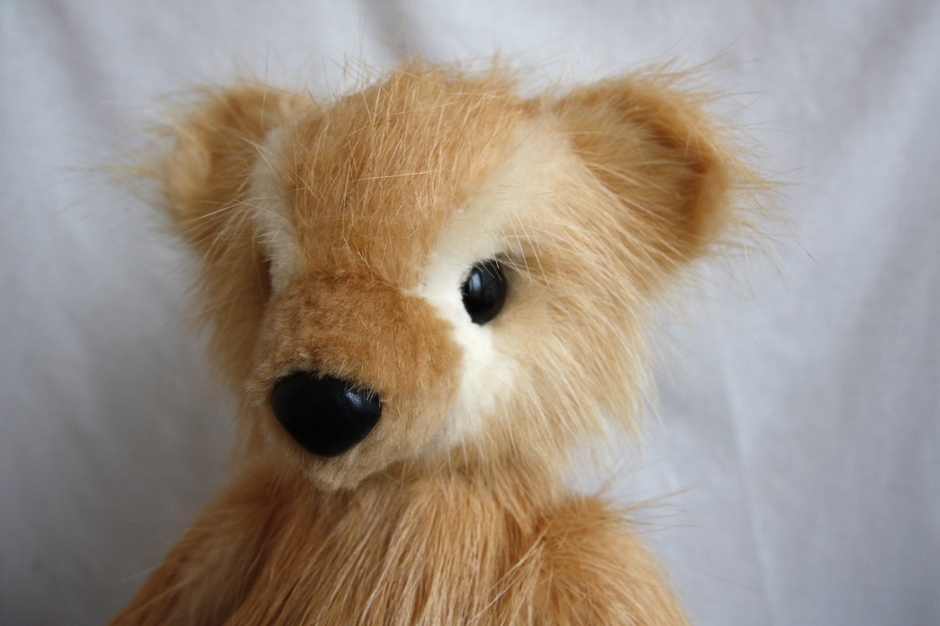 Bear From Natural Nutria Fur Size XL Teddy Bear A Toy of Etsy