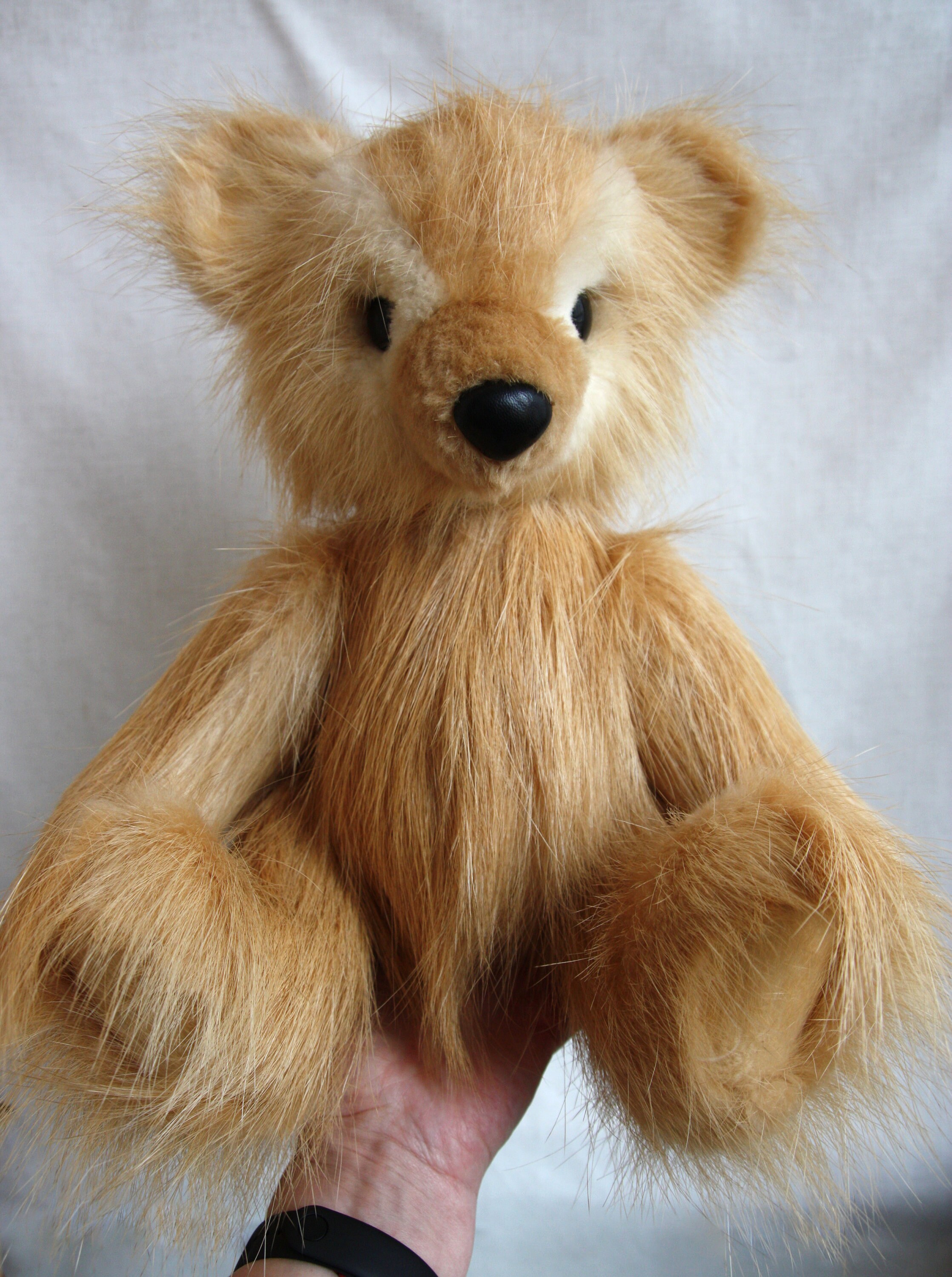 Bear From Natural Nutria Fur Size XL Teddy Bear A Toy of Etsy