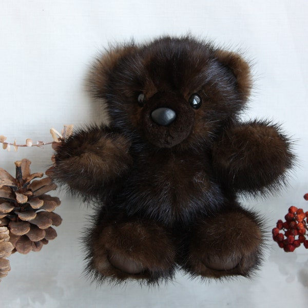 Mink Teddy Bear Etsy