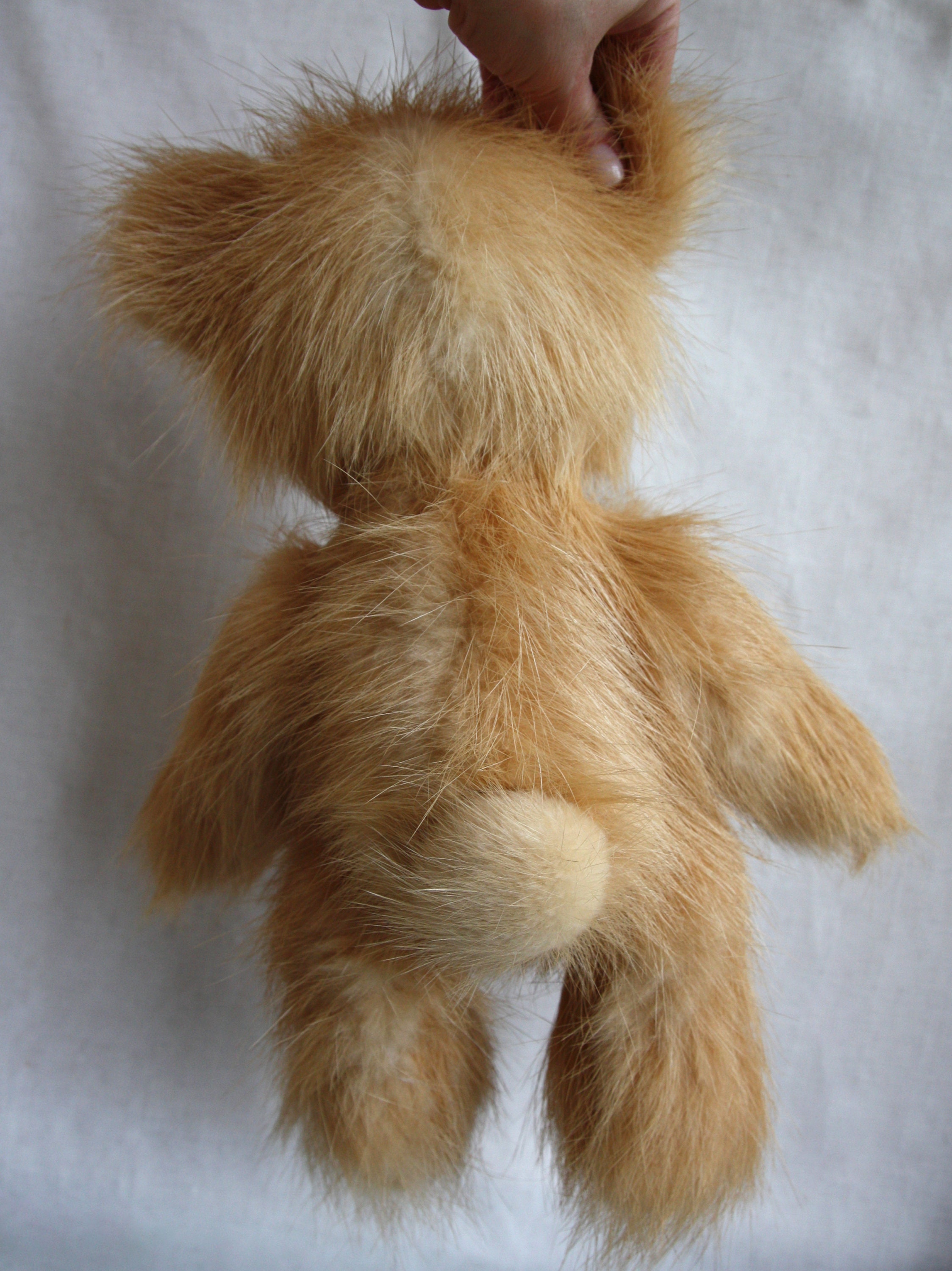Bear From Natural Nutria Fur Size XL Teddy Bear A Toy of Etsy