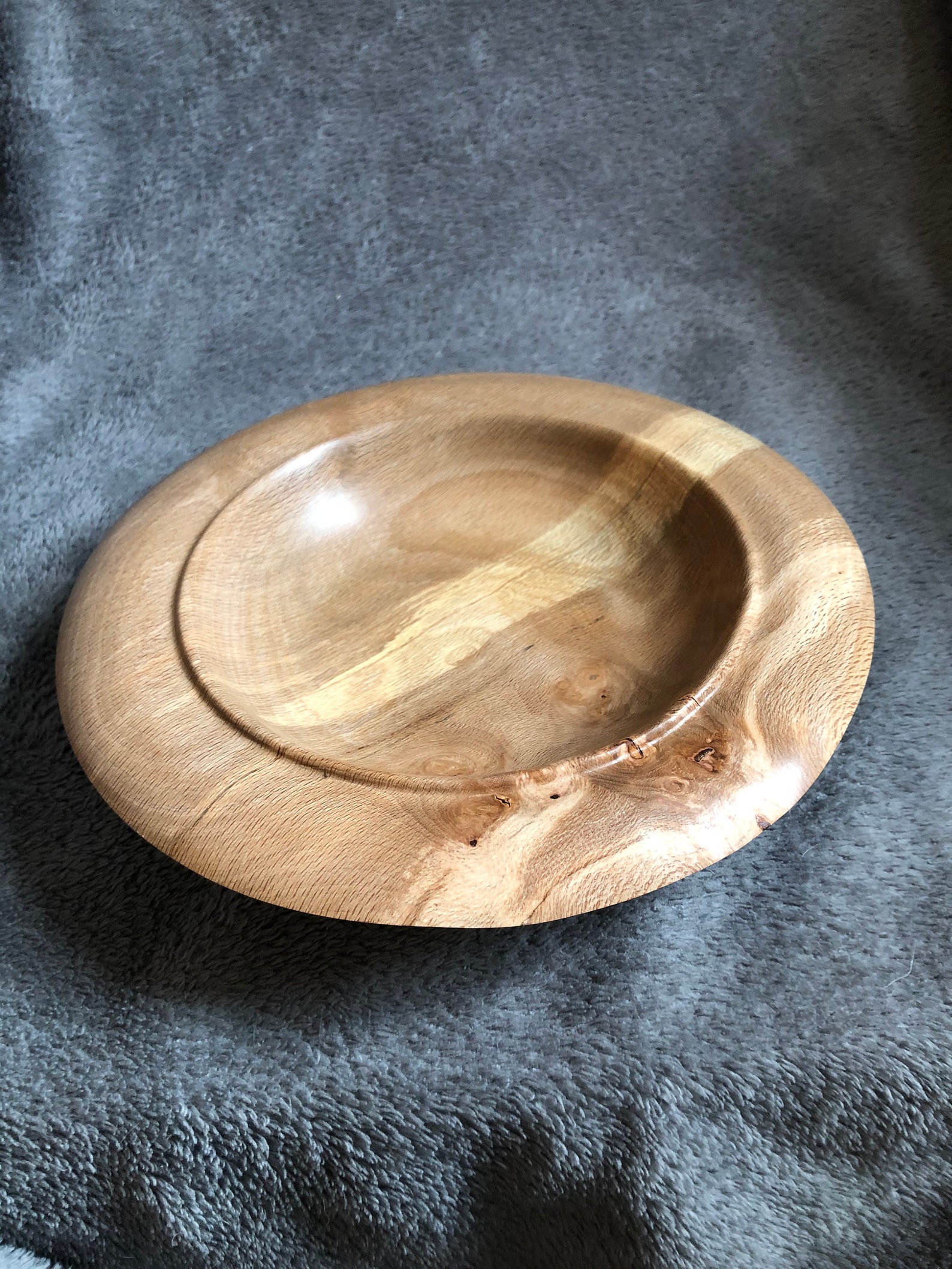 Beech wood dish hand turned Etsy