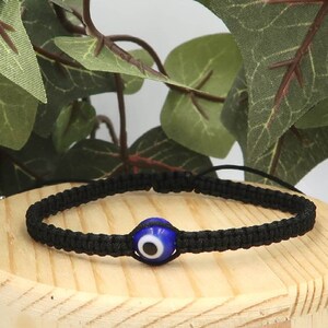 Hand knotted Evil Eye Macrame Bracelet for Protection Increase Good Luck and Keep Away Bad Energy Etsy
