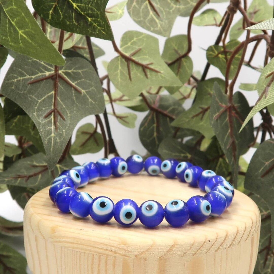 Evil Eye Stretch Bracelet for Protection, Good Luck and Great Energy - Etsy