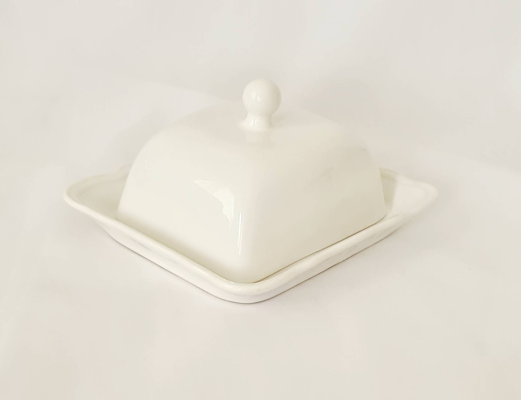 Vintage Porcelain White Butter Dish IKEA Cheese Dish White Etsy UK