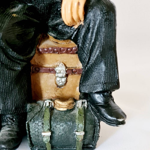 Vintage Laurel And Hardy Large Teacher Ornament high quality Figurine Statue,Comedy Duo Ornament, Home Decor, Collectable Laurel And Hardy Figures.