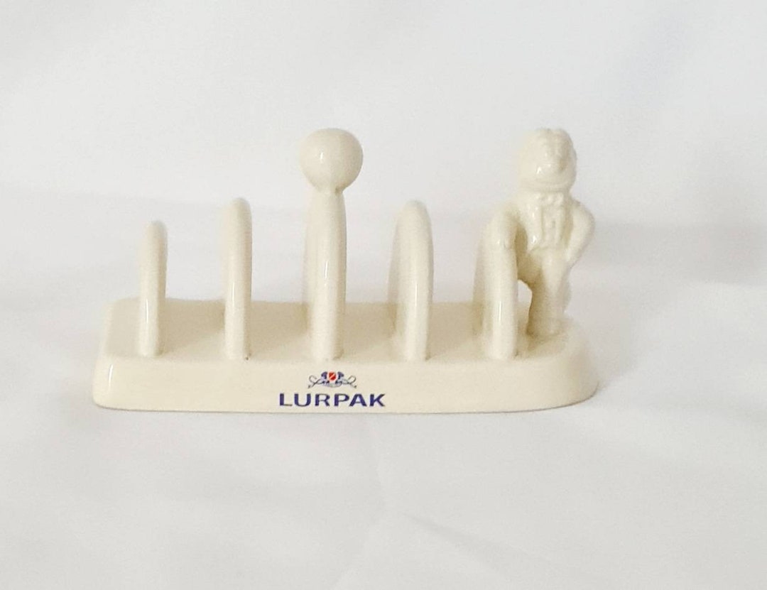 Vintage Lurpak Toast Rack With Animated Character Douglas on Top, Retro
