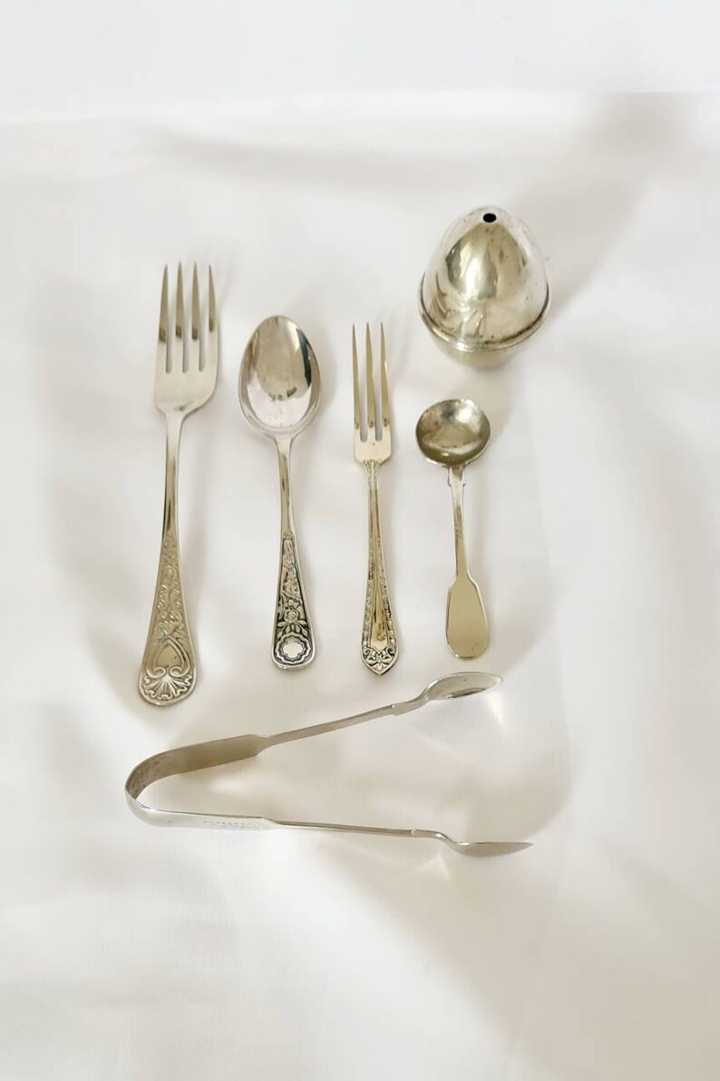 Vintage Cutlery Various EPNS Nickel Silver Collectable Etsy