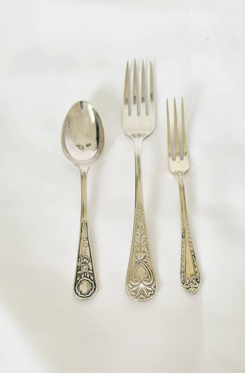 Vintage Cutlery Various EPNS Nickel Silver Collectable Etsy