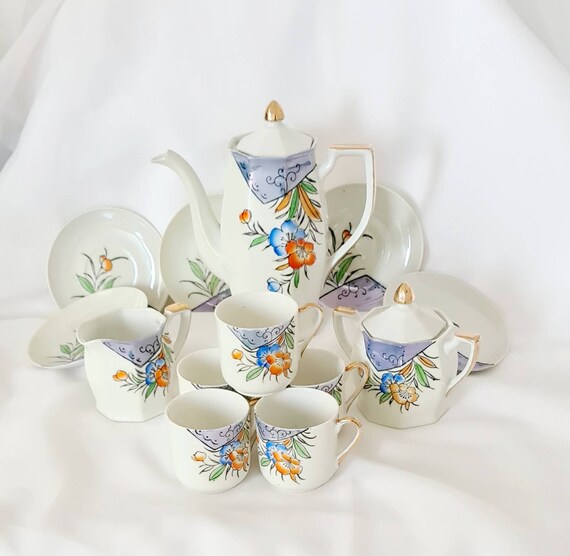 Kitchen & Dining Drinkware Drink & Barware Collectable Japanese Teaset