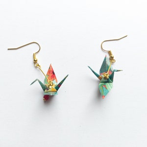 Origami paper crane earrings for all occasions