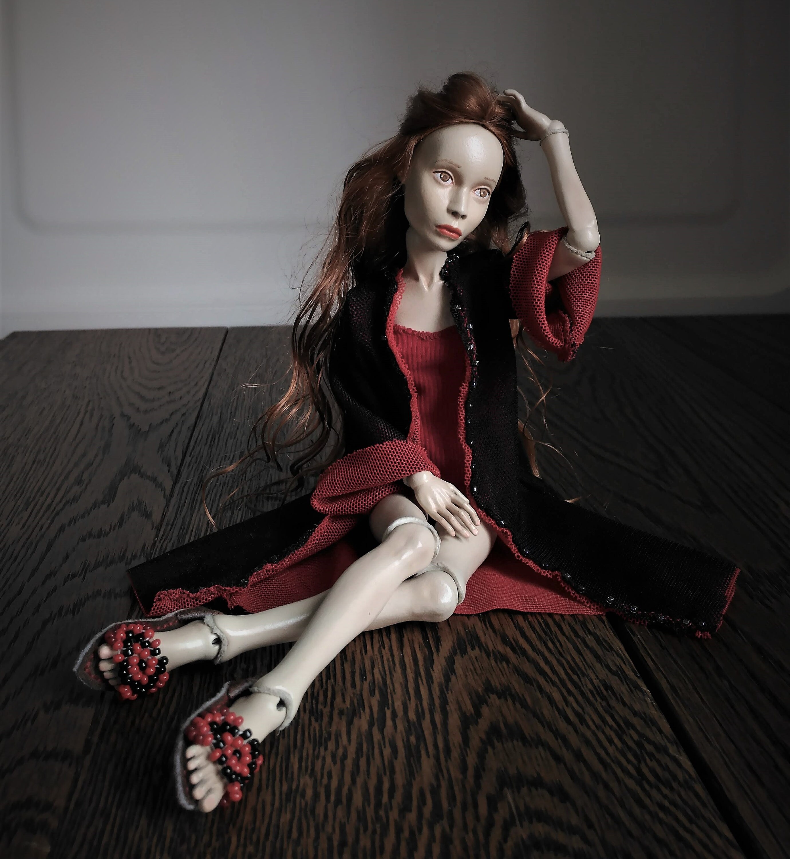 BJD Art Doll Full set 23 cm Collectible Interior Handmade doll Etsy