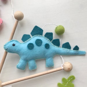 Dinosaur mobile cot mobile crib mobile dinosaur gift dinosaur decor floral cot mobile flower mobile image 4