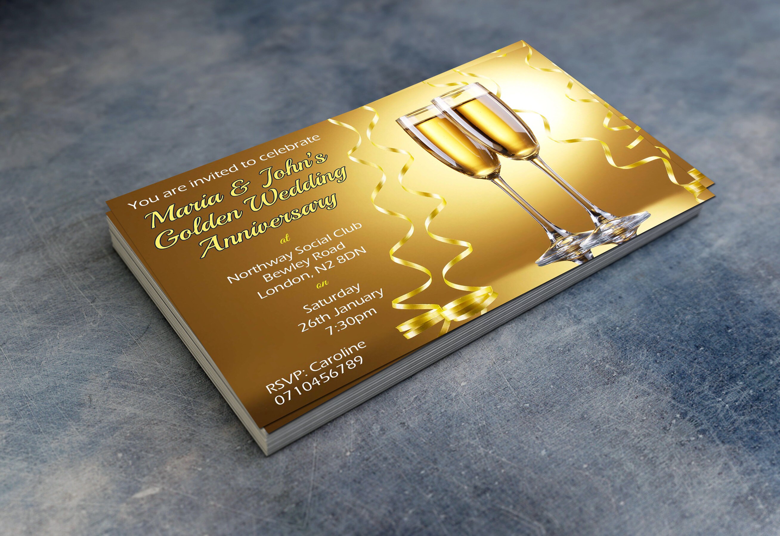 golden-wedding-anniversary-invitations-envelopes-50th-personalised