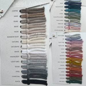 Panier rond au crochet, paniers au crochet, paniers/ustensiles, paniers de rangement, crochetés à partir d'un cordon de coton de 5 mm image 10
